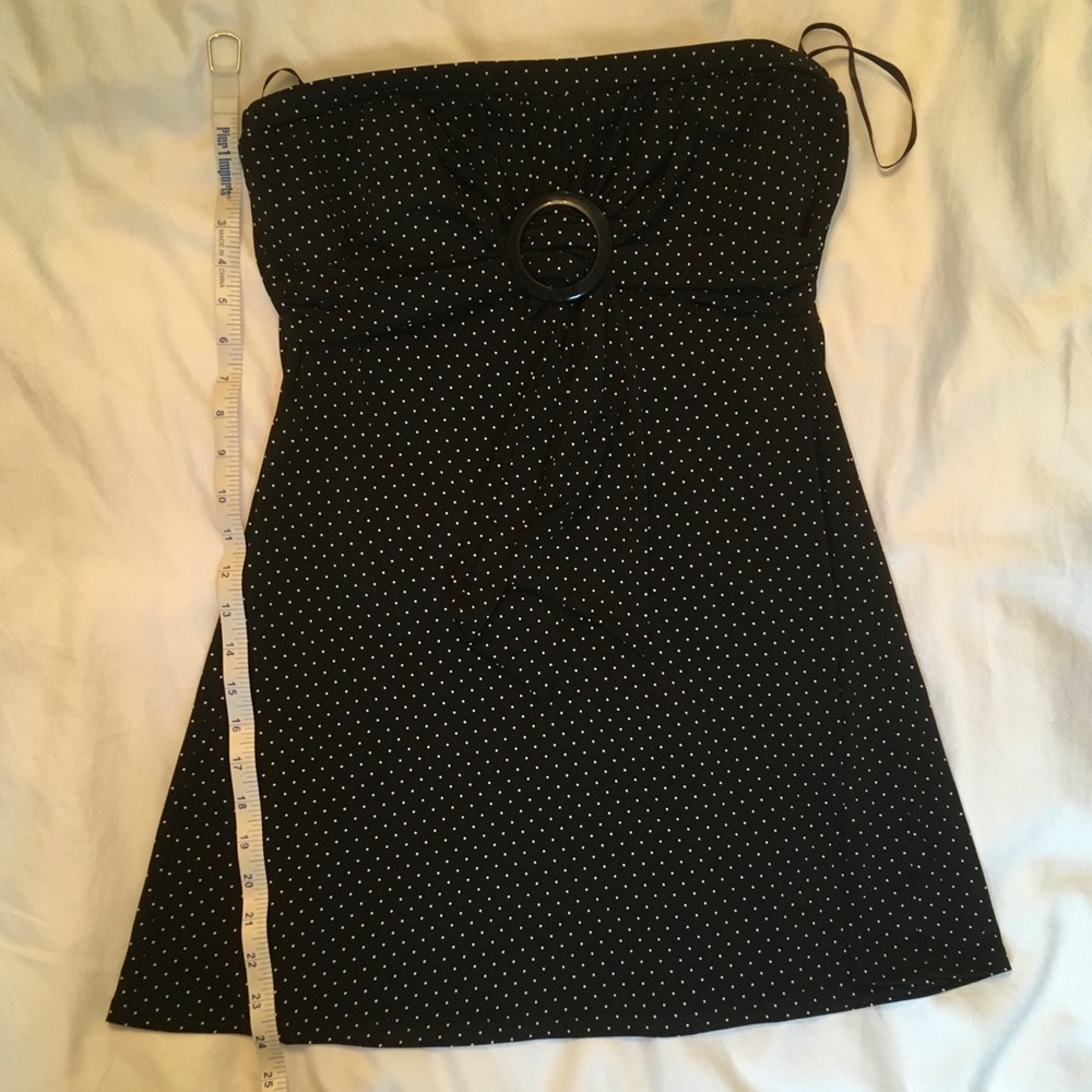 White House Black Market strapless tunic top